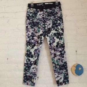 DKNY Tie-dye Skinny Jeans